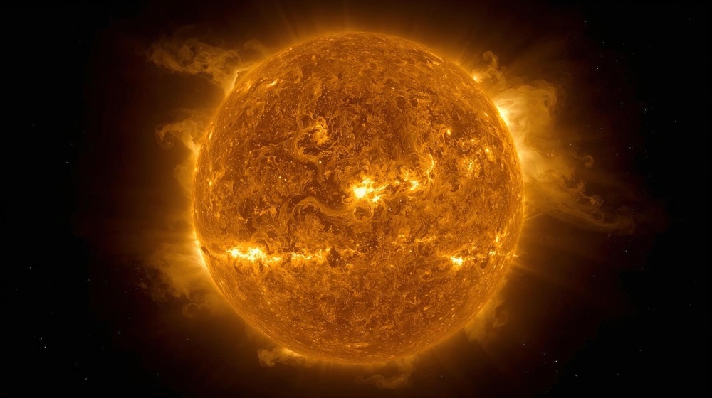 Interfacial thermal resistance persists in matter hotter than the Sun