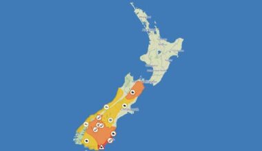 Red warning issued as South Island braces for heavy rain, snow