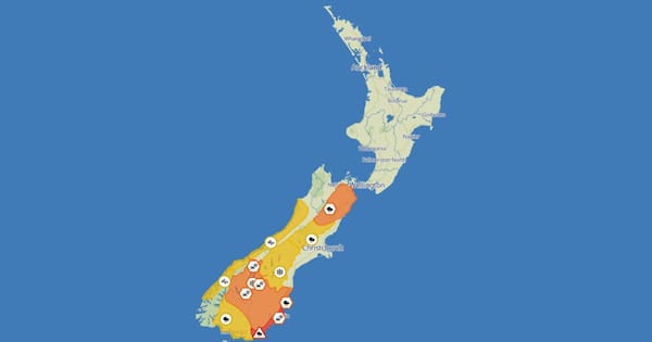 Red warning issued as South Island braces for heavy rain, snow