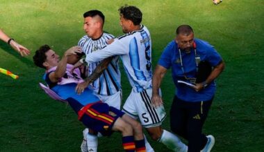 FIFA investigates Argentina players after ugly post-match scenes