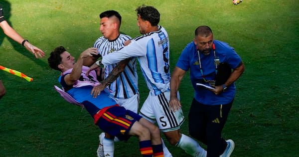 FIFA investigates Argentina players after ugly post-match scenes