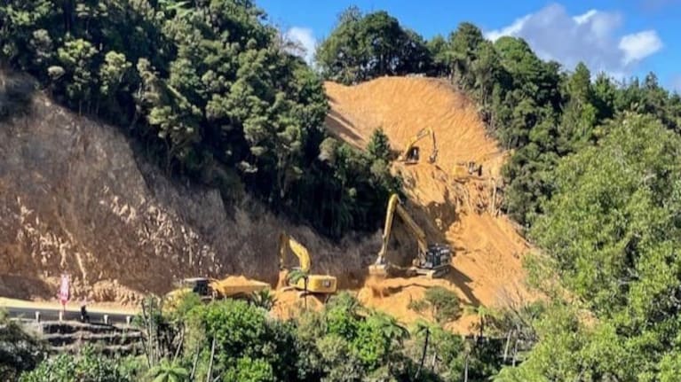 State Highway 1 over Northland's Brynderwyn Hills was closed repeatedly in 2023 and 2024 due to major slips.