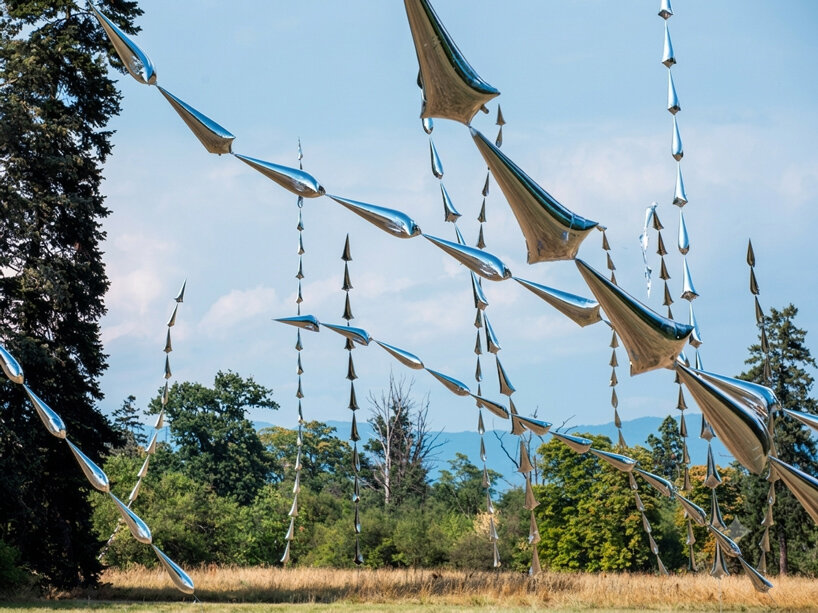 aérosculpture steel grass