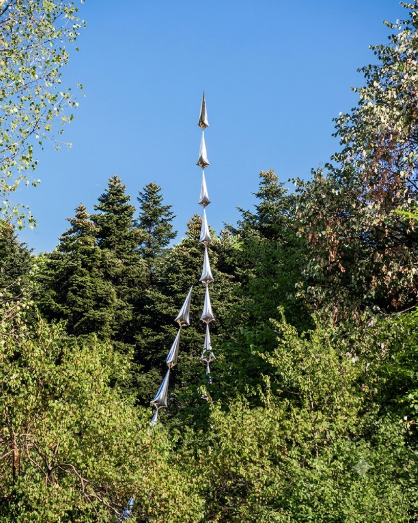 aérosculpture steel grass