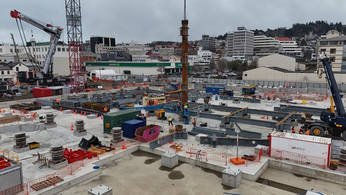 Steel work a 'significant milestone' in Dunedin Hospital build
