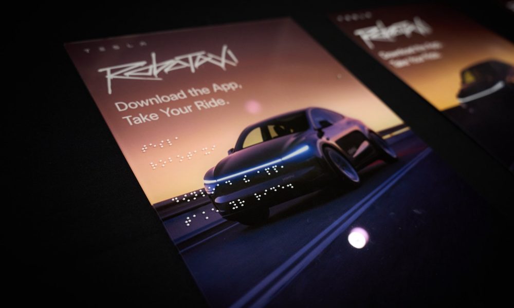 Tesla flexes how it will help the blind with Cybercab
