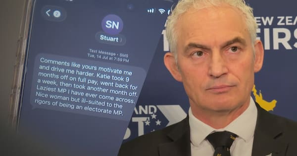 NZ First's Nash responds to criticism of 'sexist' text about rival