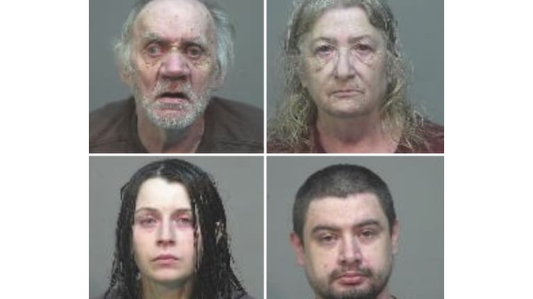 The children's parents and two grandparents were charged with felony child endangerment.