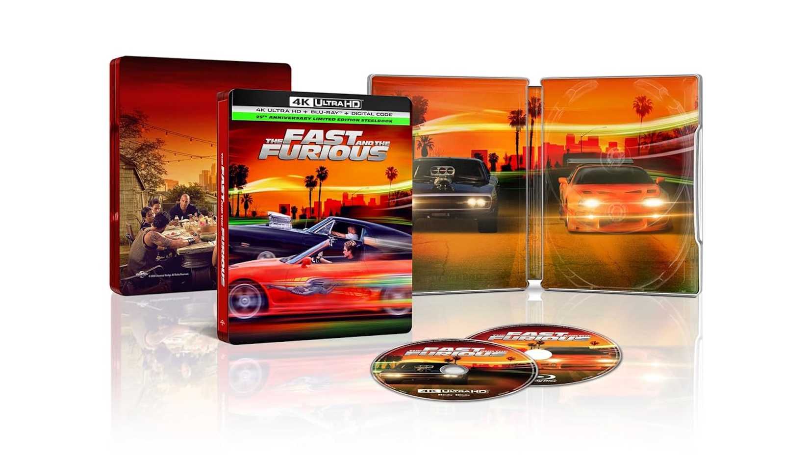 The Fast and the Furious 4K Blu-ray Steelbook