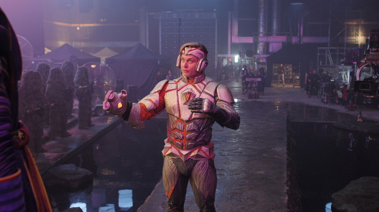 Adam Randolph in his Tecto costume in The Franchise