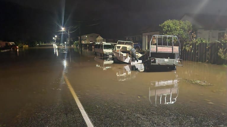 The Grey District Council said online it was "aware of flooding in parts of Greymouth and Cobden following the thunderstorm".