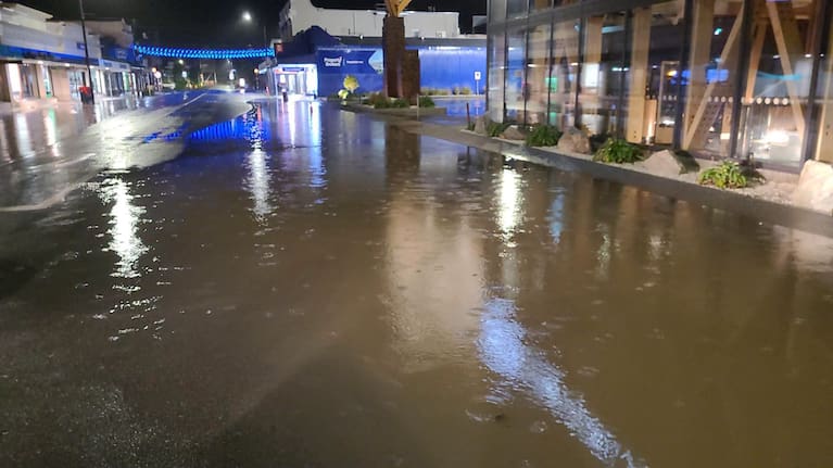The Grey District Council said online it was "aware of flooding in parts of Greymouth and Cobden following the thunderstorm".