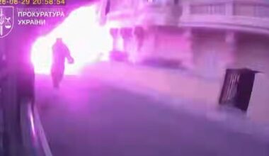 Ukrainian prosecutors release video of bombing that injured tycoon