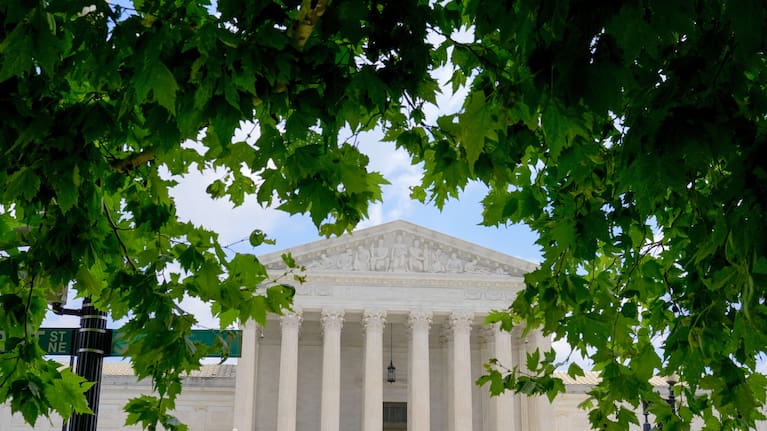 The US Supreme Court is seen Monday, June 29, 2026, in Washington.