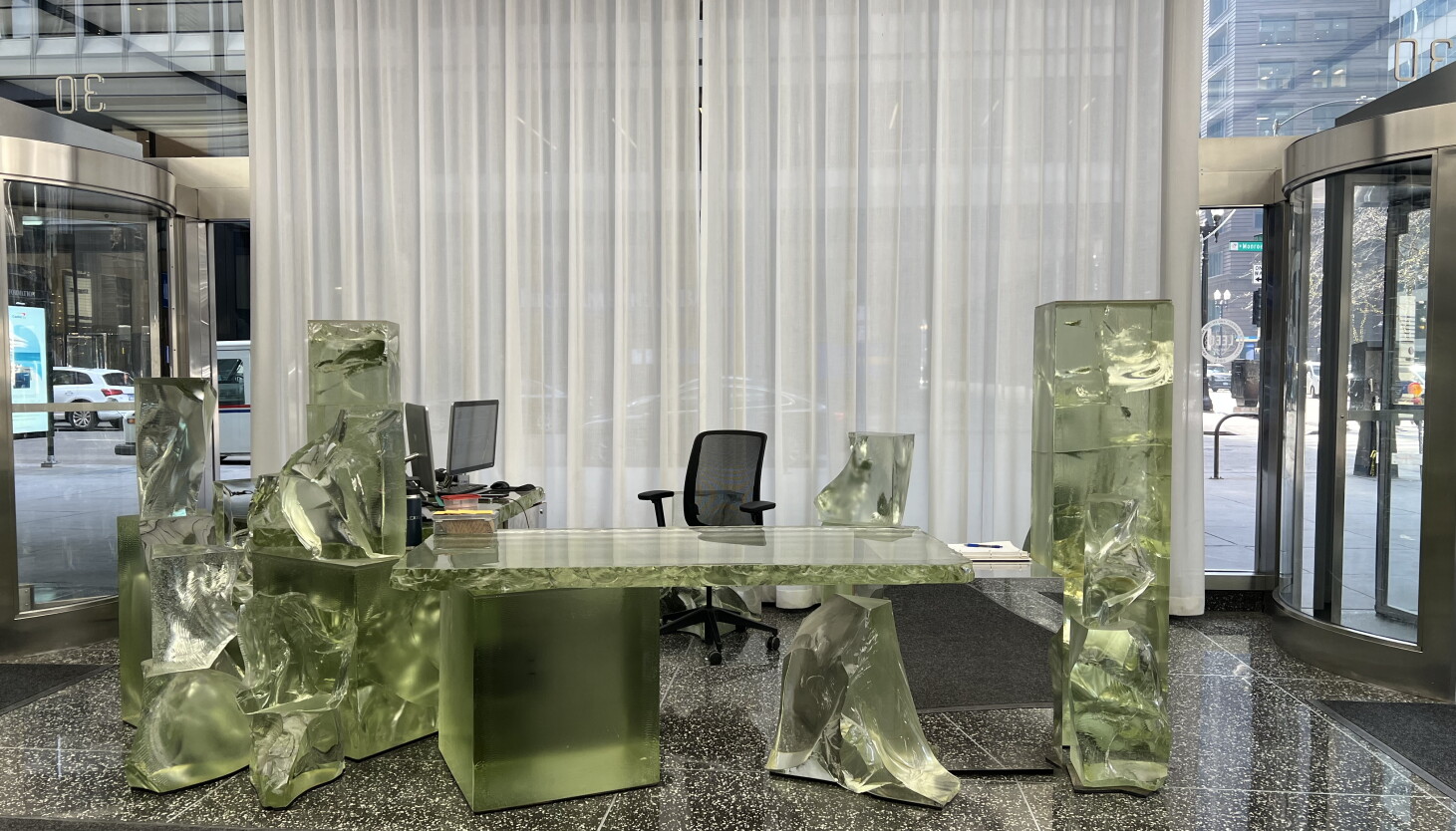 7 tons and whaddya get? $243K for a Frank Gehry desk