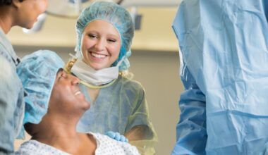 Nurses prepare a patient for surgery.