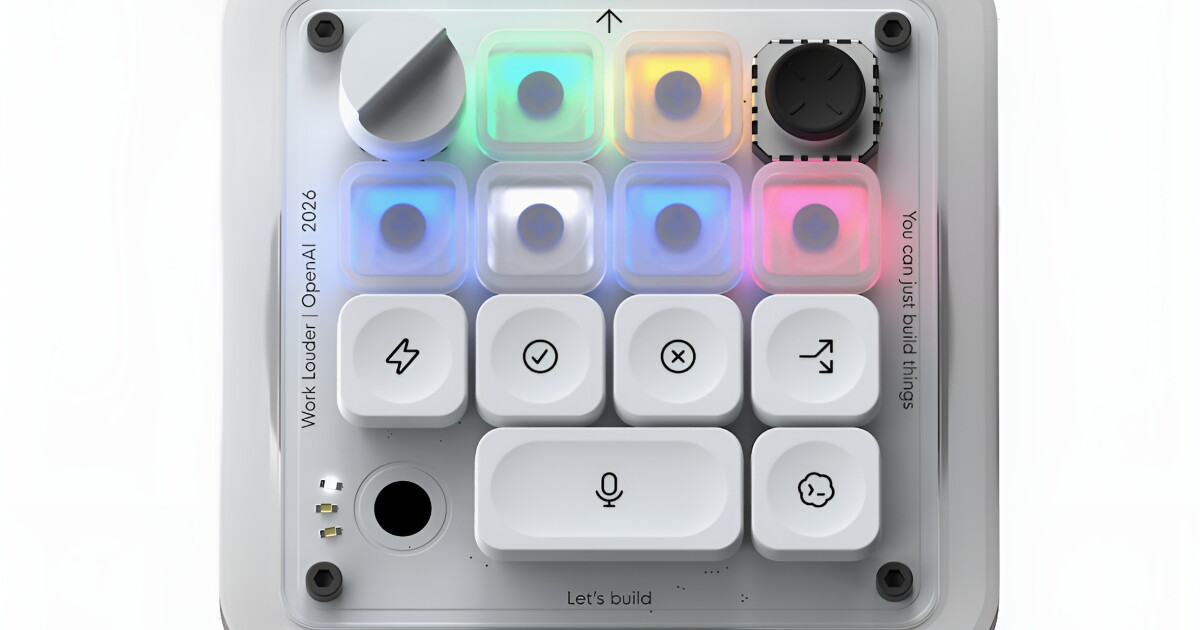 OpenAI releases its first hardware, the Codex Micro 'keyboard'