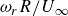 omega Subscript r Baseline upper R divided by upper U Subscript normal infinity