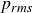 p Subscript r m s