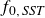 f Subscript 0 comma upper S upper S upper T