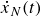 ModifyingAbove x With dot Subscript upper N Baseline left parenthesis t right parenthesis