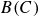 upper B left parenthesis upper C right parenthesis