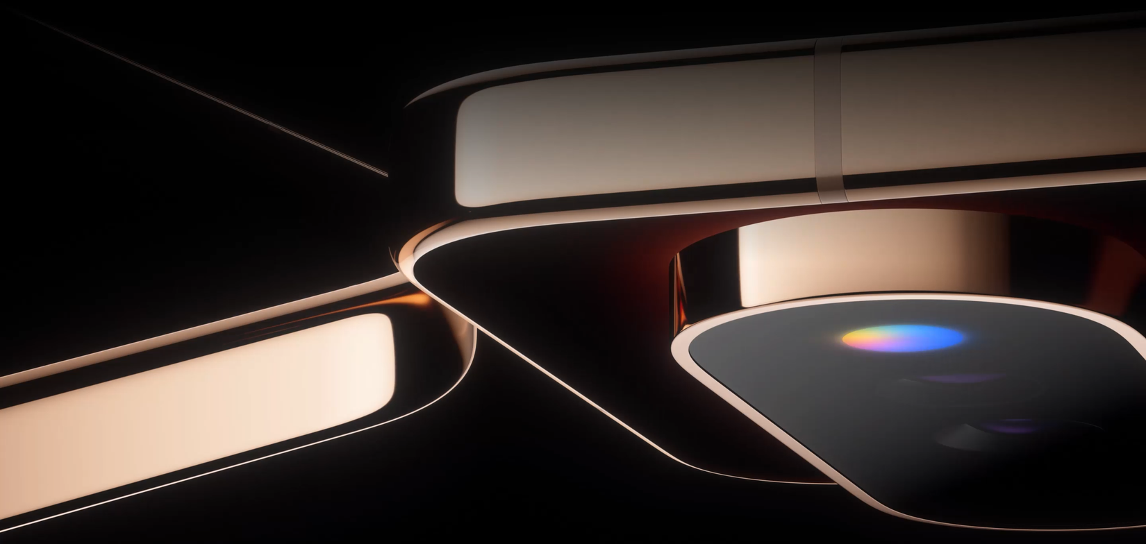 Pixel 11 teaser with glowing light and cameras