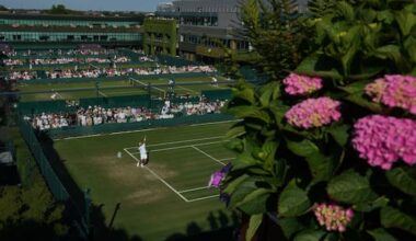 Wimbledon: Junior player disqualified after throwing racket into stands
