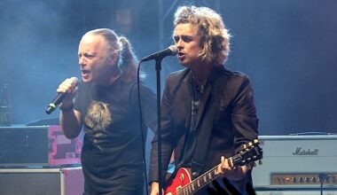 Bruce Dickinson and Billie Joe Armstrong