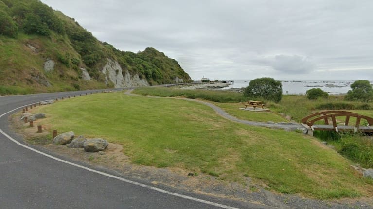 What the grass area near Jimmy Archers Beach normally looks like on Fyffe Quay.