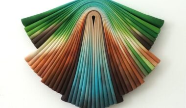 where folded canvas carries memory: susan maddux