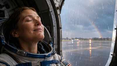 Why the smell of rain feels overwhelming to astronauts after spending months in space, according to Nasa