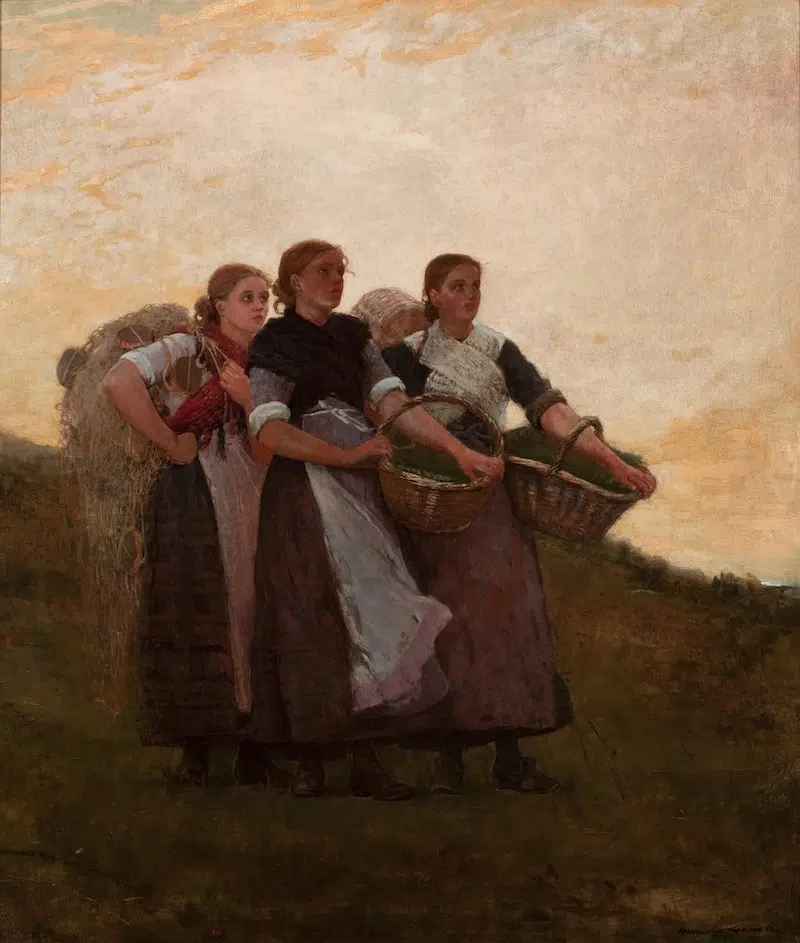 Winslow Homer (United States, 1836–1910), Hark! The Lark, 1882, oil on canvas, 36 3/8 x 31 3/8 inches. Milwaukee Art Museum. Layton Art Collection, Inc., Gift of Frederick Layton L99. Image courtesy John R. Glembin