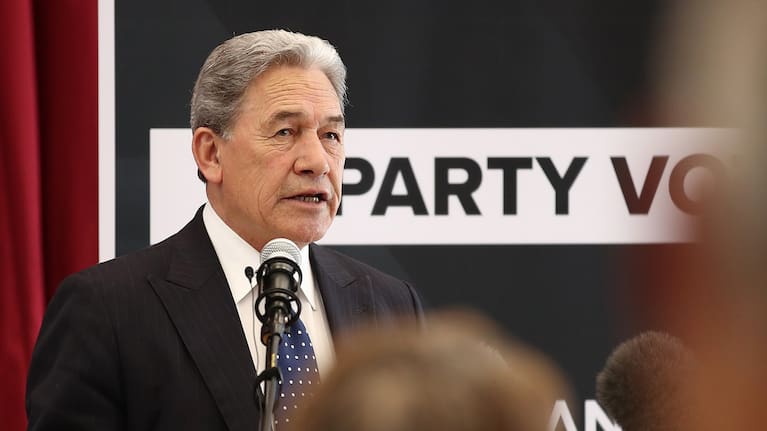 Winston Peters (file image).