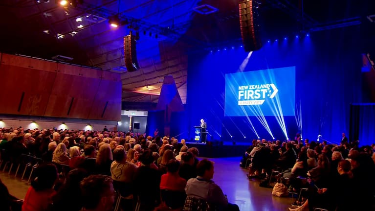 Winston Peters made the announcement to a crowd of nearly 400 delegates and another few hundred supporters at the party's campaign launch on Sunday in Auckland.