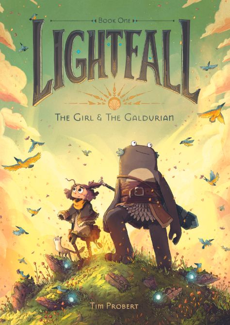 Lightfall cover art by Tim Probert