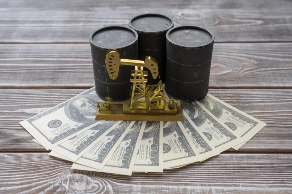 The price of Brent crude oil surged sharply