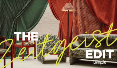 a revolving gif of interiors, a canal boat, a green tile, the exterior of a mansion, and a table lamp in a shadowy place
