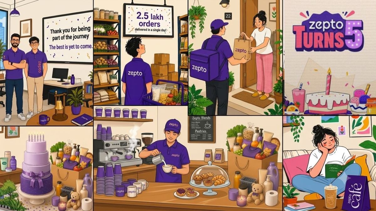 Zepto marks five years with personalised in-app birthday reel