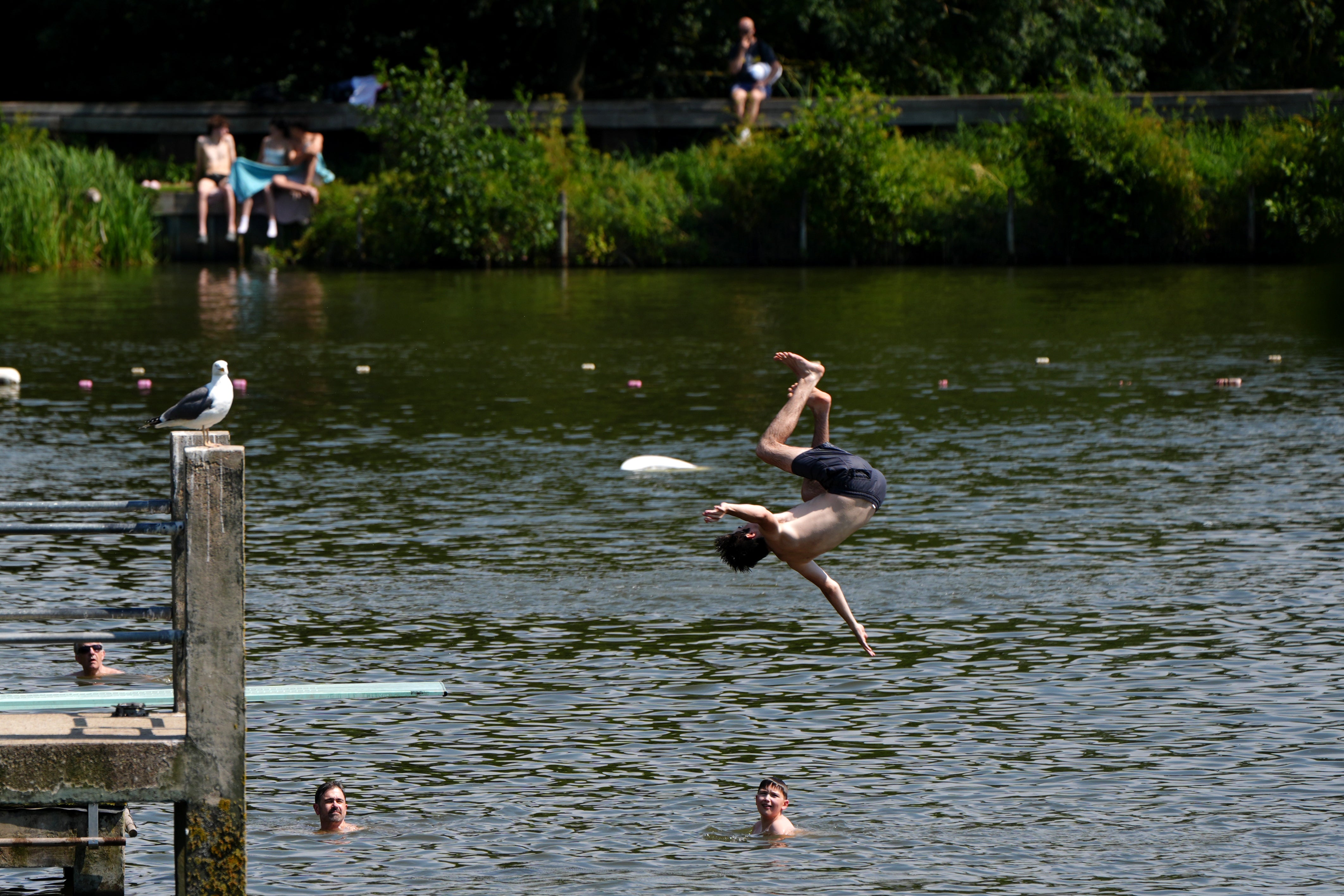 Risk of drowning warnings have been issued as the temperatures rise