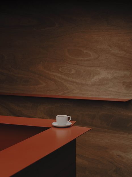 The natural variation in the timber adds tactility and warmth to the space.