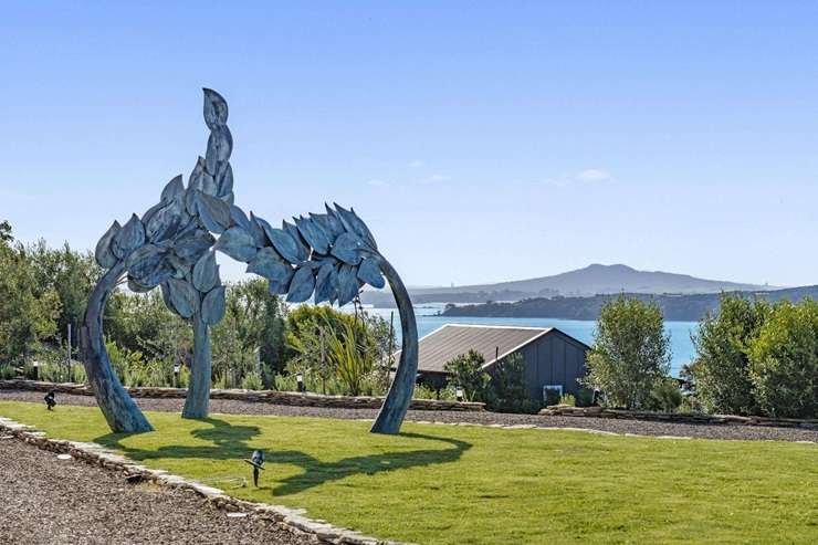 The waterfront estate at 211 Te Whau Drive, in Te Whau, Waiheke Island, is for sale by negotiation. Photo / Supplied