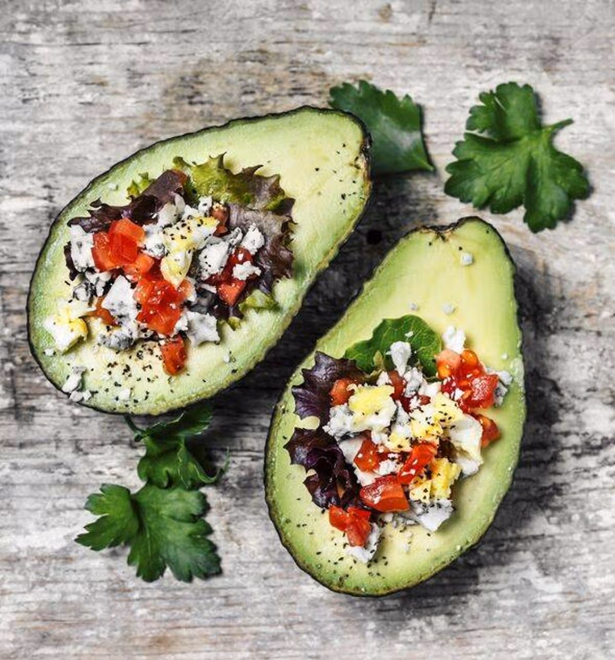 stuffed avocados