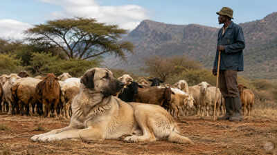 In 1994, a zoologist began giving Namibian farmers guard dogs; some farms reported livestock losses falling by 80-100%, reducing pressure to kill predators