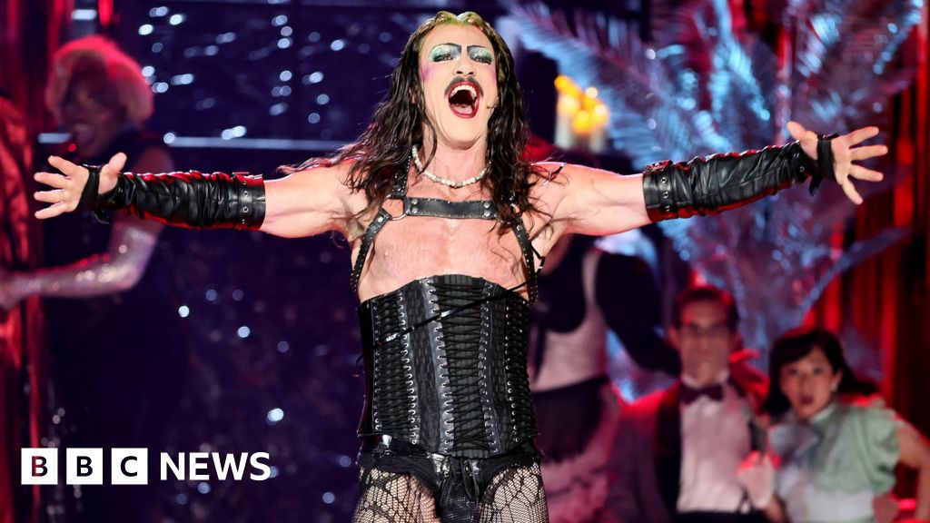 'There will only be one Tim Curry', says Luke Evans - BBC