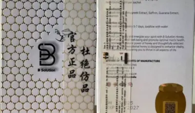 One of the items, B Solution Honey (Liquid), from Malaysia, was found to have tadalafil, a prescription medicine used to treat erectile dysfunction.