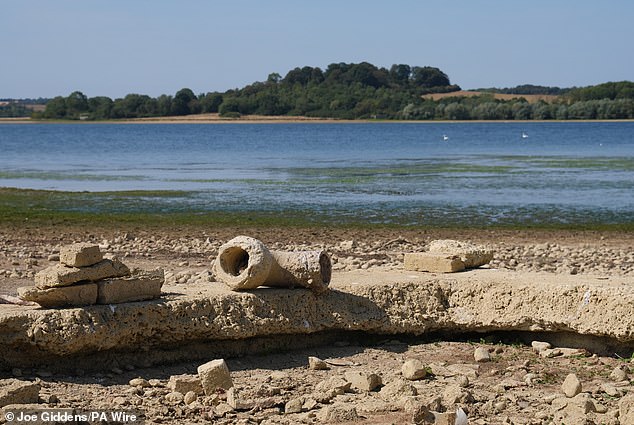 The village was demolished 50 years ago and flooded in order to create the Rutland Water reservoir