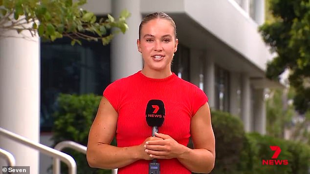 Personal trainer Aaron Cooper shared the video on TikTok this week, begging Bourke to share her gym regime, suggesting she should become a fitness coach herself