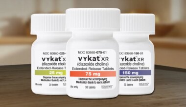 A photo of bottles of Vykat XR tablets.