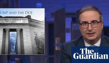 John Oliver on Trump’s DoJ: ‘Potential long-term damage is difficult to sum up’ | John Oliver